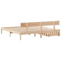 Bedframe zonder matras massief grenenhout 180x200 cm - thumbnail