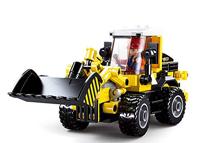 Sluban Wheel Loader bouwstenen set - thumbnail
