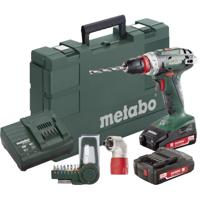 Metabo BS 18 Quick Set 18 Volt accu-boorschroevendraaier 2.0Ah + Haaks opzetstuk - 602217870 - thumbnail