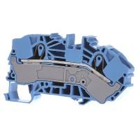 WAGO 2016-7604 Doorgangsklem 12 mm Spanveer Blauw 20 stuk(s)