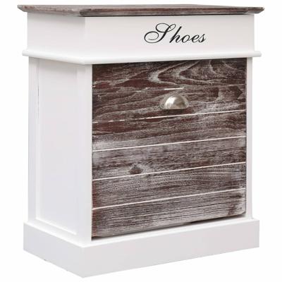 VidaXL Schoenenkast 50x28x58 cm paulowniahout bruin