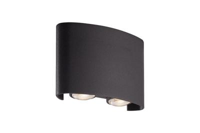 Searchlight WandlampShadows S zwart - 1224-4BK