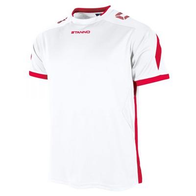 Stanno 410006K Drive Match Shirt Kids - White-Red - 116 Stanno 410006K Drive Match Shirt Kids - White-Red - 116