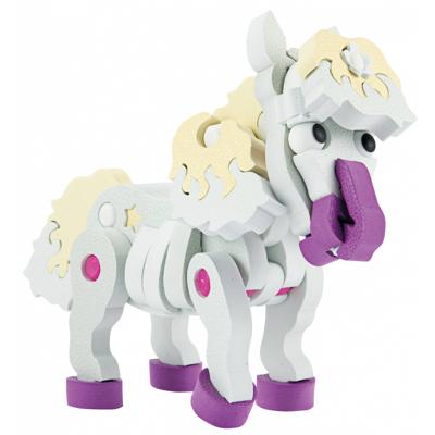 Toi-toys Knutselpuzzel Paard Junior 25,8 Cm Wit 59-delig Toi-toys Knutselpuzzel Paard Junior 25,8 Cm Wit 59-delig
