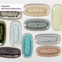 Cosy & Trendy Tapasborden Streetfood 22.5 x 10 cm - 10 Stuks - thumbnail