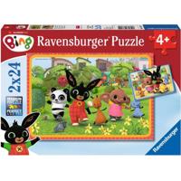 Ravensburger puzzel Bing en zijn vrienden 2x24 stukjes - thumbnail