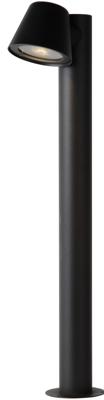 Lucide DINGO-LED - Sokkellamp - LED Dimb. - GU10 - 1x5W 3000K - IP44 - Antraciet