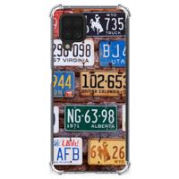 Samsung Galaxy A12 Anti-shock Hoesje met foto Kentekenplaten - thumbnail