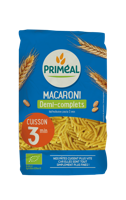 Primeal Macaroni halfvolkoren snelkook 3 minuten bio 500 Gram - thumbnail