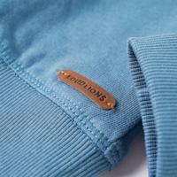 Kindertrui met gorillaprint 116 middelblauw - thumbnail