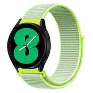Garmin Forerunner 970 / 570 (47mm) / 255 - Sport Loop nylon bandje - Geel Garmin Forerunner 970 / 570 (47mm) / 255 - Sport Loop nylon bandje - Geel
