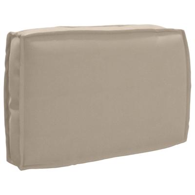 VidaXL Kussen taupe 60 x 40 x 12 cm oxford stof