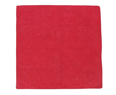 Boerenzakdoek Uni Rood 54x54 cm - Katoenen boerenzakdoek