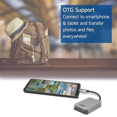 ACT AC7056 USB-C OTG kaartlezer - thumbnail