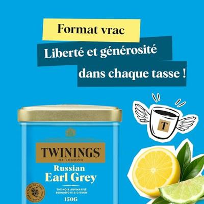 Twinings Earl grey Russian 150 Gram Twinings Earl grey Russian 150 Gram