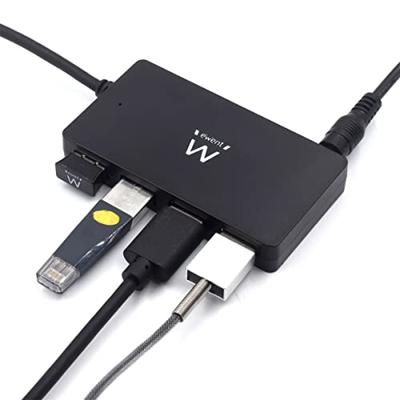 Ewent Ew1134 4-Poorts Usb 3.1 Gen1 (Usb 3.0) Hub, Zwart