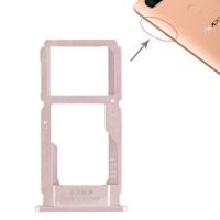 SIM-kaart lade + SIM-kaart lade/micro SD-kaart lade voor OPPO R11s plus (Rose goud) - thumbnail