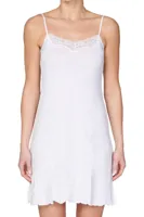 Onderjurk / Slipdress Kant 90CM Modal - Gladde neglige - Antistatisch - 46 - Zwart - Onderbroek - Ondergoed - 46 - Onderbroek - Ondergoed - 46 - - thumbnail