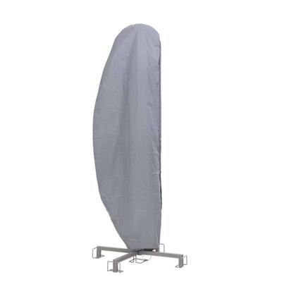 Parasolhoes Zweefparasols beschermhoes 350 cm rond Grijs Parasolhoes Zweefparasols beschermhoes 350 cm rond Grijs