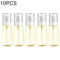 10 stuks Portable hervulbare plastic Fine mist parfum spray fles transparante lege spray sproeier fles 60ml (geel) - thumbnail