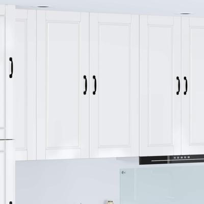 Keukenkast Hoogglans wit 40 x 31 x 100 cm Bewerkt hout