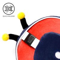 Relaxeazzz Adorabugs Lieveheersbeestje Rond Reiskussen & Slaapmasker - thumbnail