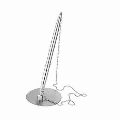 Alco AL-1512-1 Baliepen Ovale Standaard Zilverkleurige Balpen