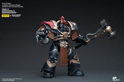 Warhammer The Horus Heresy Action Figure 1/18 Sons of Horus Justaerin Terminator Squad Justaerin with Thunder Hammer 12 cm