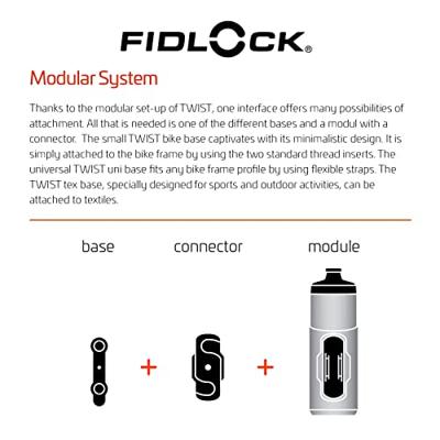 Fidlock TWIST Bottle 450 + Bike Base