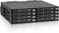 Icy Dock MB998SP-B opslagbehuizing 8x2,5 SATA behuizing voor 5,25 extern - thumbnail