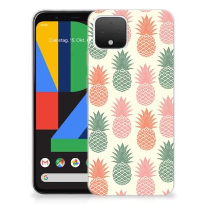 Google Pixel 4 | Siliconen Case | Ananas