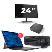 Dell Latitude 7320 - Intel Core i5-11e Generatie - 13 inch - 16GB RAM - 256GB SSD - Windows 11 Home + 1x 24 inch Monitor - thumbnail