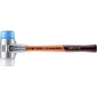 Halder Kunststofhamer | lengte 350 mm hoofd-d. 50 mm | hout | superplastic wit/TPE-soft blauw | 1 stuk - 3117.050 3117.050 - thumbnail