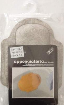 Wicotex Antislip badkussen 25x34cm grijs