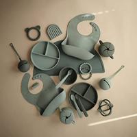 MUSHIE silicone snackbeker groen - thumbnail