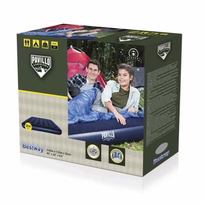 Bestway Queen Luchtbed 203x152x22 cm Opblaasbaar en Camping 67003 Bestway Queen Luchtbed 203x152x22 cm Opblaasbaar en Camping 67003