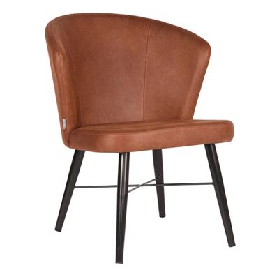 Label51 Fauteuil Wave - Cognac - Microfiber