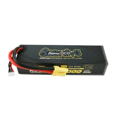 GensAce Bashing Car Lipo 100c 11,1 volt 8000mah met EC5 Stekker GensAce Bashing Car Lipo 100c 11,1 volt 8000mah met EC5 Stekker