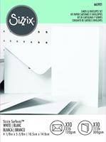 Sizzix • surfacez card & envelope pack white - thumbnail