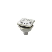 Doucheput Aquaberg ABS Vloerput ABS Opzetstuk RVS Rooster Onderuitlaat 50mm Verstelbaar 146x146mm PPC Reukafsluiter - thumbnail