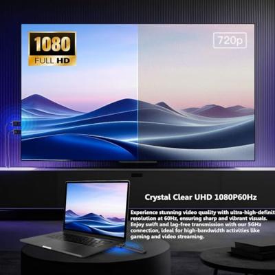 Minix H1 Draadloze HDMI-set 50 m 5 GHz 1920 x 1080 Pixel