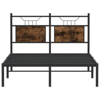 Bedframe zonder matras hout gerookt eikenkleurig 120x200 cm - thumbnail