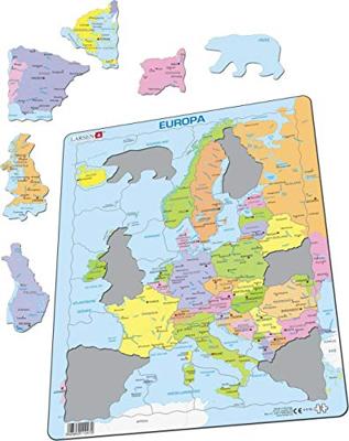 Selecta Larsen legpuzzel kaart europa, 37st.