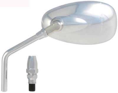 RMS spiegel mirrors chrome left