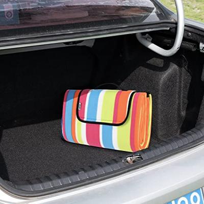 Picknickdeken met handvat - warmte-isolerend & waterdicht meer kleurig 150x195 cm