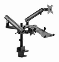 Gembird MA-DA3-02 flat panel bureau steun 81,3 cm (32") Zwart - thumbnail