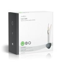 Nedis Coaxkabel op Haspel | Coax 12 | ECA | 50.0 m | Wit | 1 stuks - CSBG4020WT500 CSBG4020WT500 - thumbnail