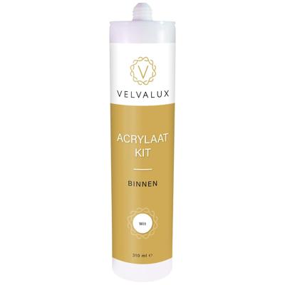 Velvalux Plasto-elastische Acrylaatkit Wit 310ml - Flexibele afdichting