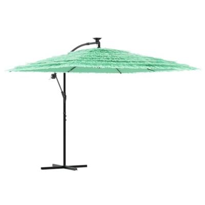 Parasol met stalen paal 269x269x235 cm groen Parasol met stalen paal 269x269x235 cm groen