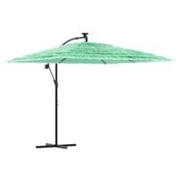 Parasol met stalen paal 269x269x235 cm groen - thumbnail